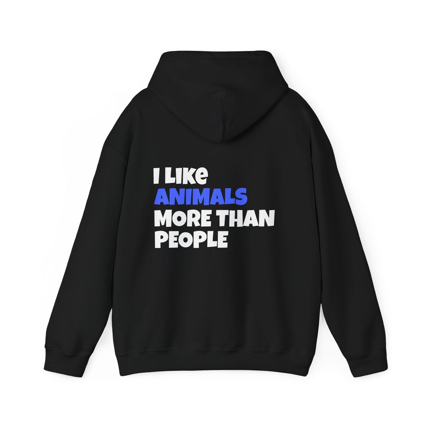 Heavy Blend "I LIKE ANIMALS"  Hoodie